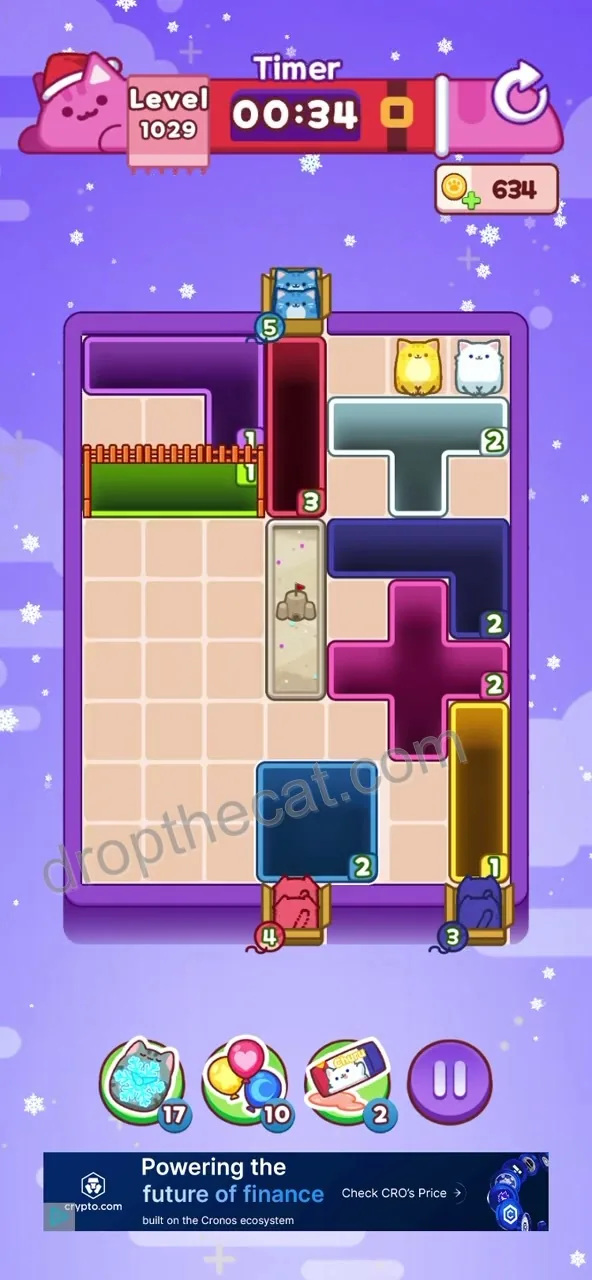 Drop The Cat Level 1029 step 3