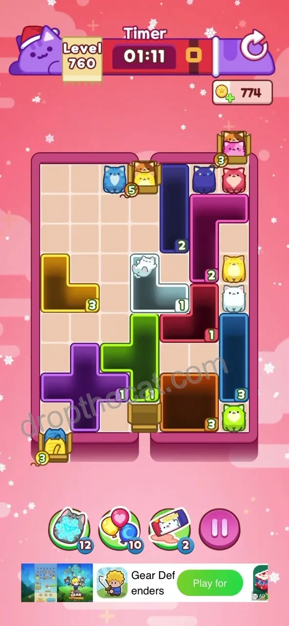 Drop The Cat Level 760 step 3