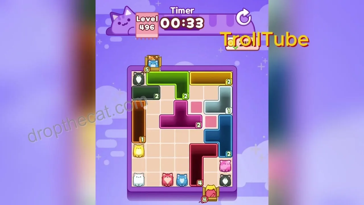 Drop The Cat Level 496 step 3