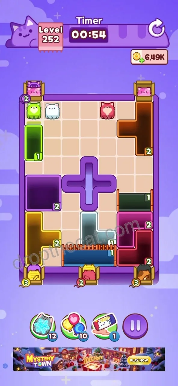 Drop The Cat Level 252 step 2