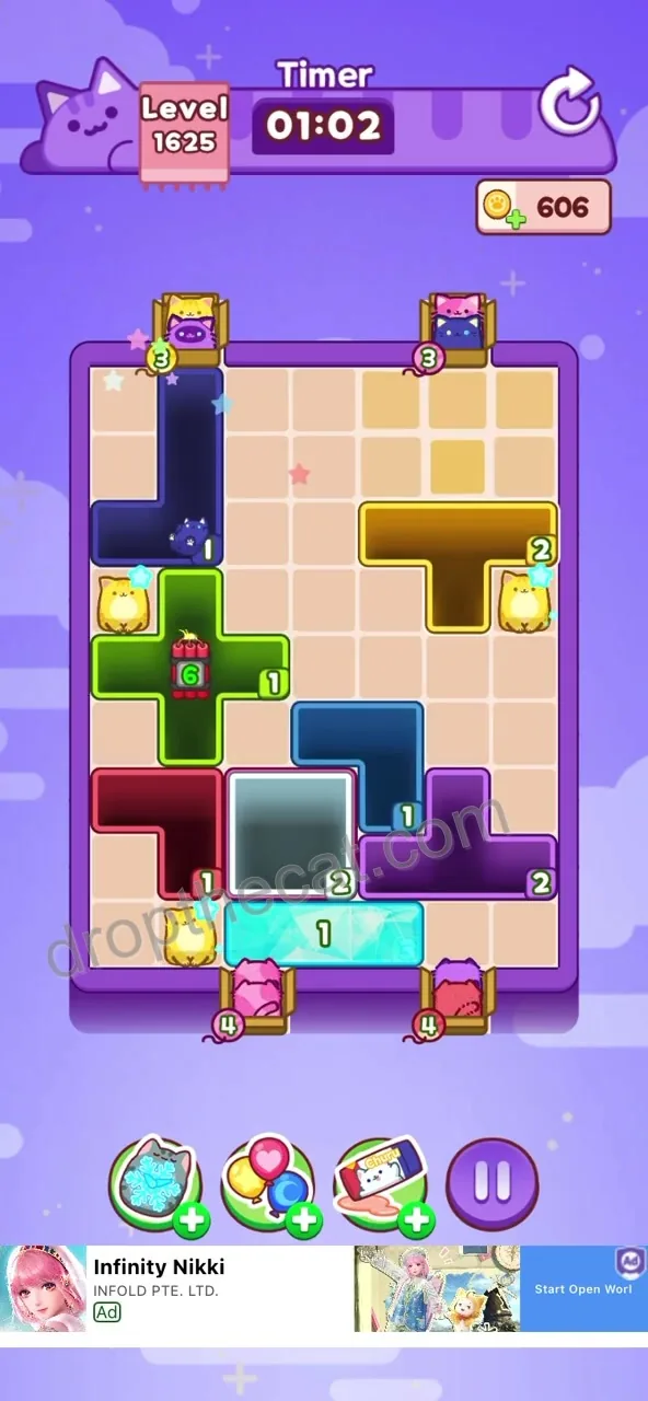 Drop The Cat Level 1625 step 2