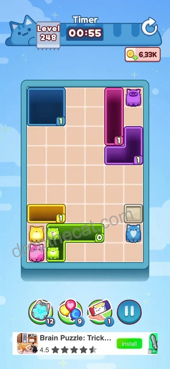 Drop The Cat Level 248 step 3