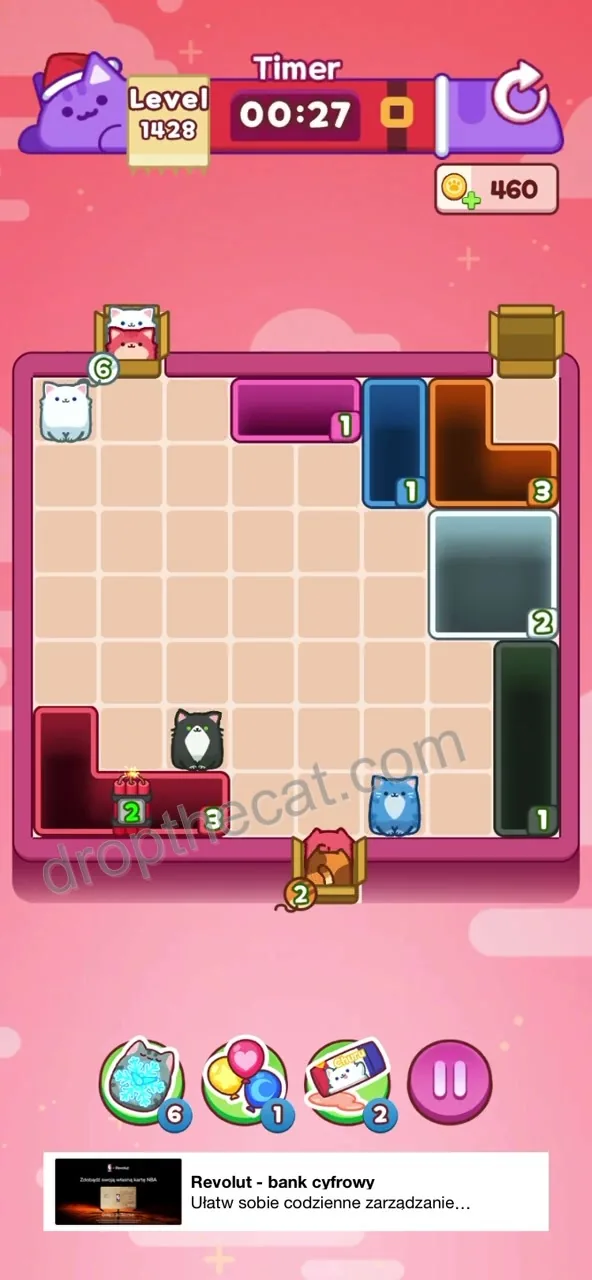 Drop The Cat Level 1428 step 3