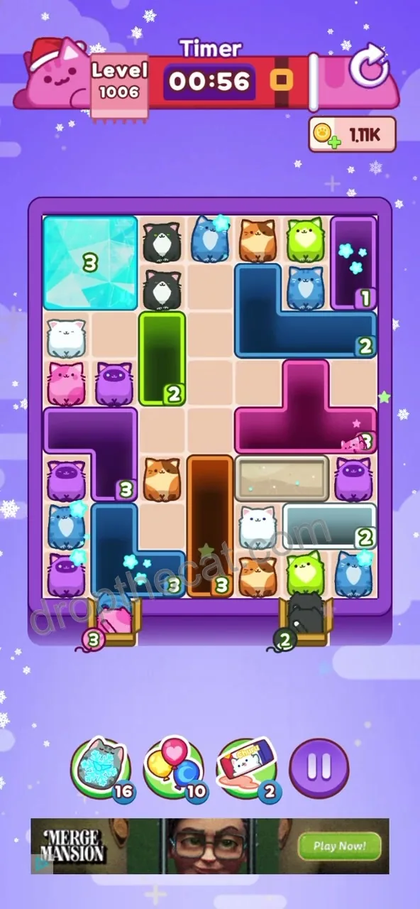 Drop The Cat Level 1006 step 1