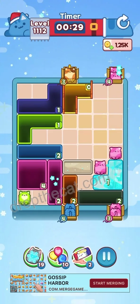 Drop The Cat Level 1112 step 3