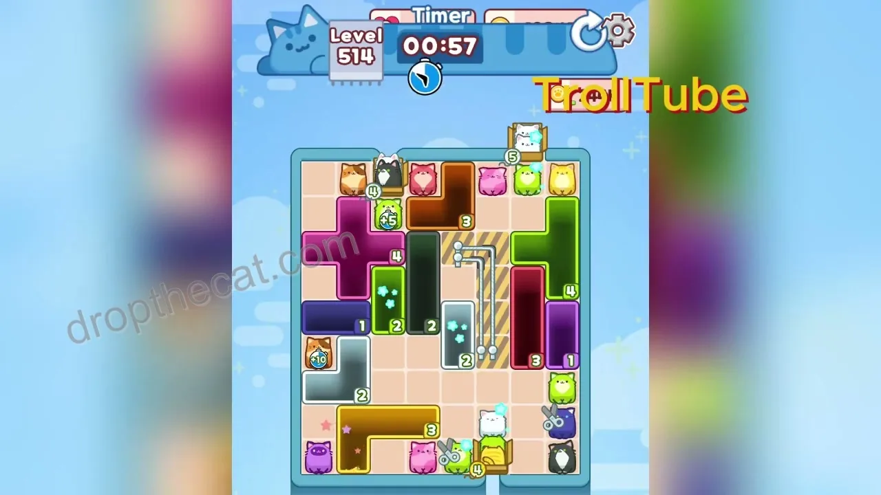 Drop The Cat Level 514 step 1