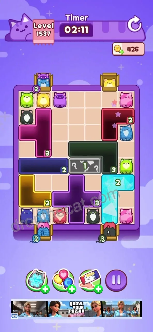 Drop The Cat Level 1537 step 2