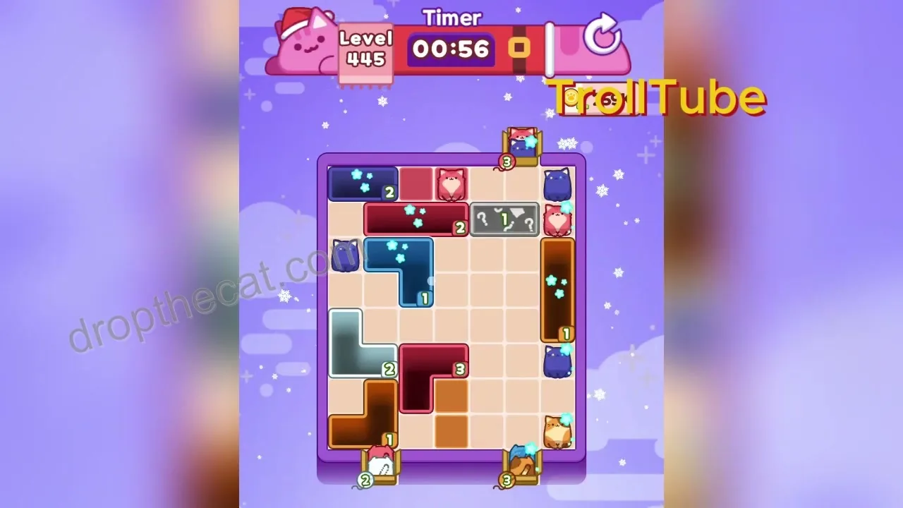 Drop The Cat Level 445 step 3