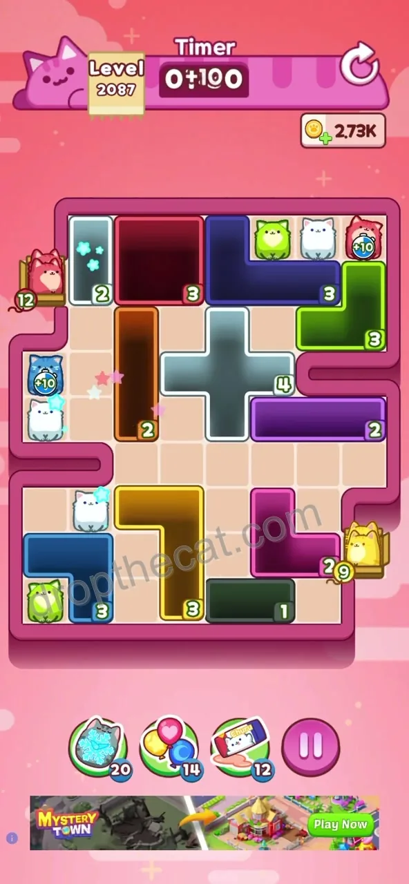 Drop The Cat Level 2087 step 2