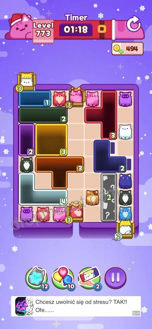 Drop The Cat Level 773 step 2