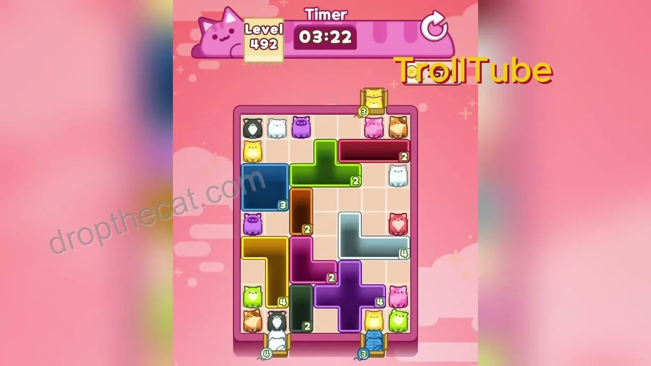 Drop The Cat Level 492 step 2