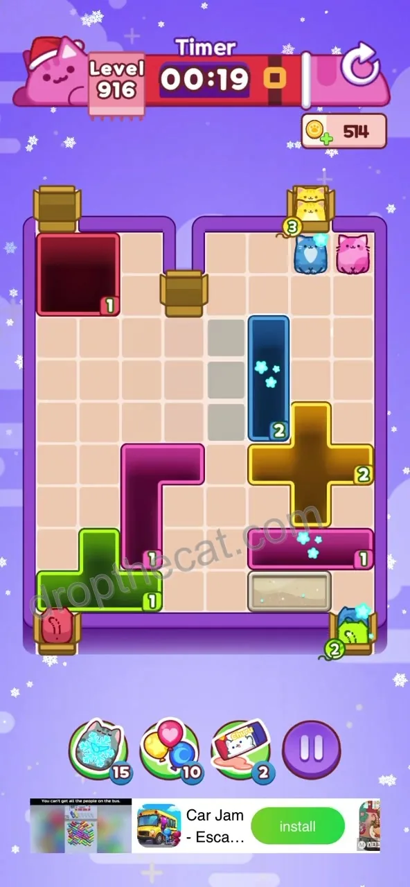 Drop The Cat Level 916 step 3
