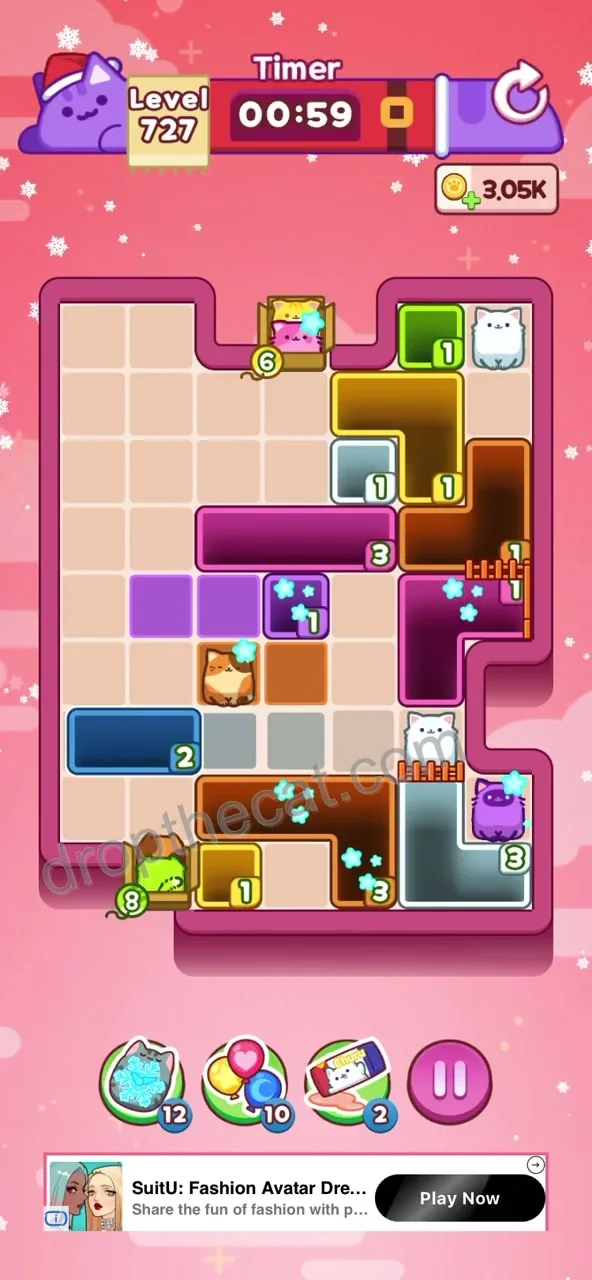 Drop The Cat Level 727 step 2