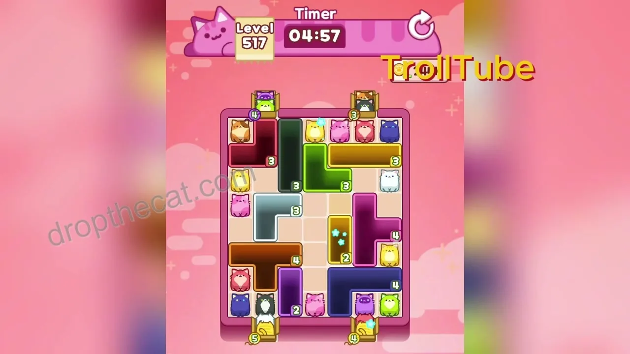 Drop The Cat Level 517 step 1