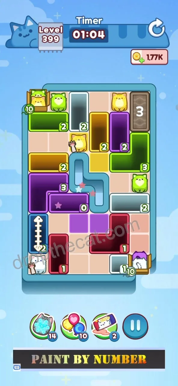 Drop The Cat Level 399 step 1