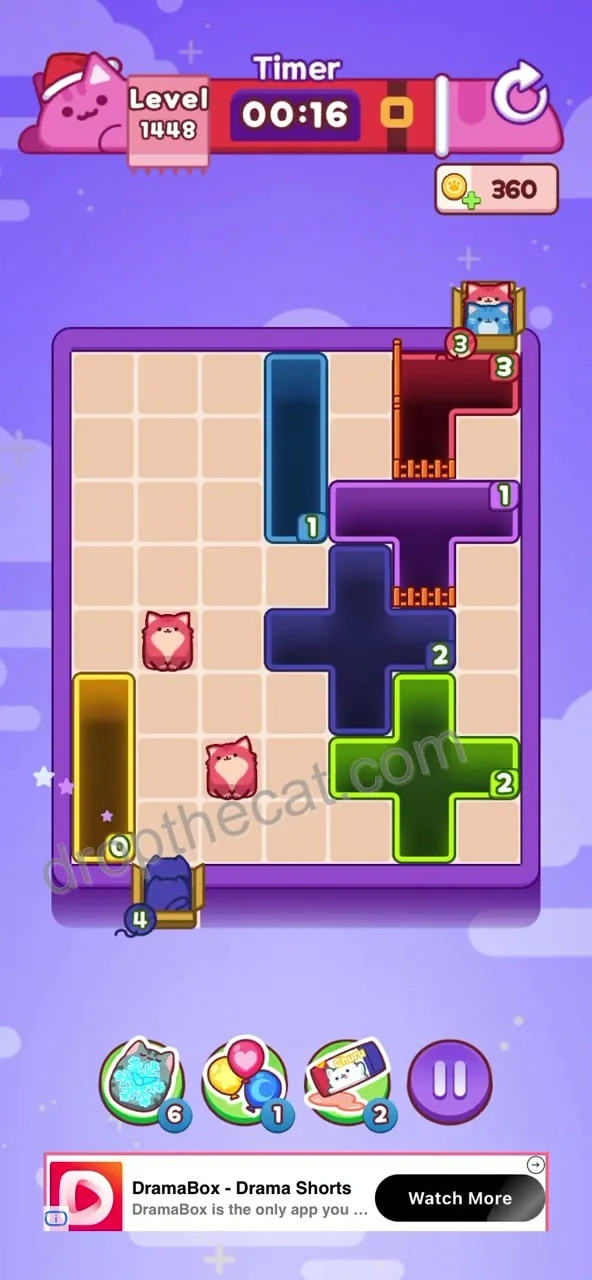 Drop The Cat Level 1448 step 4