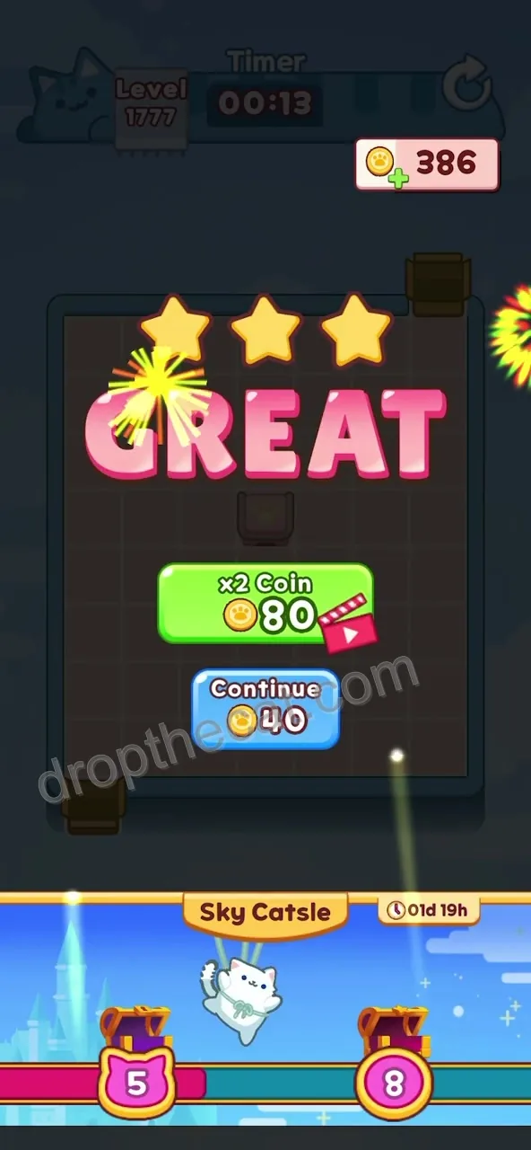 Drop The Cat Level 1777 step 3