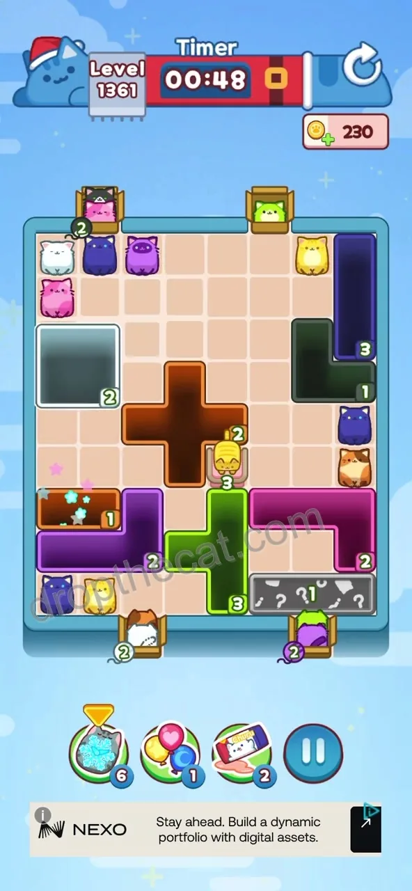 Drop The Cat Level 1361 step 2