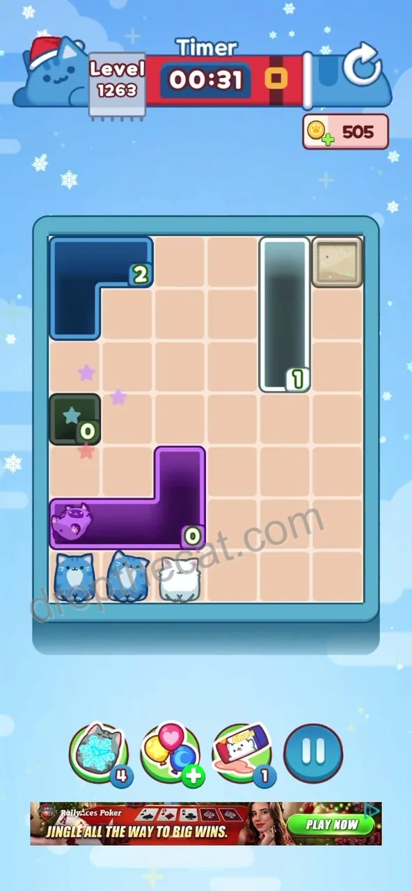 Drop The Cat Level 1263 step 4