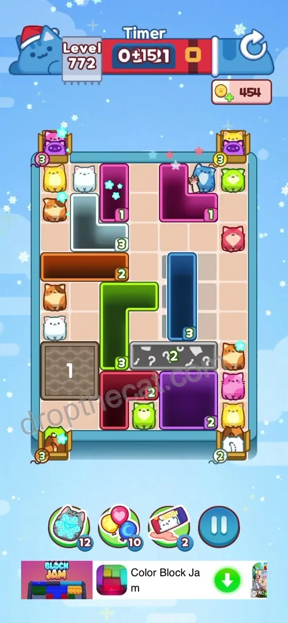 Drop The Cat Level 772 step 2