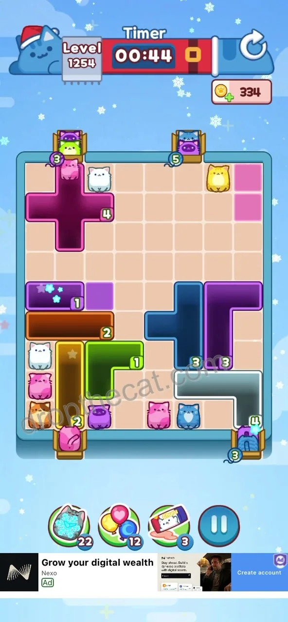 Drop The Cat Level 1254 step 3