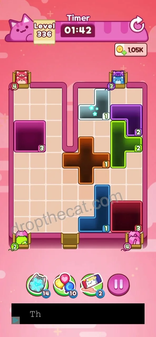 Drop The Cat Level 336 step 3