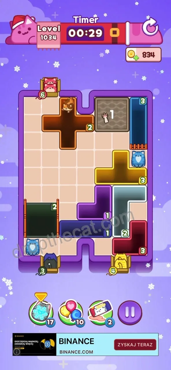 Drop The Cat Level 1034 step 2