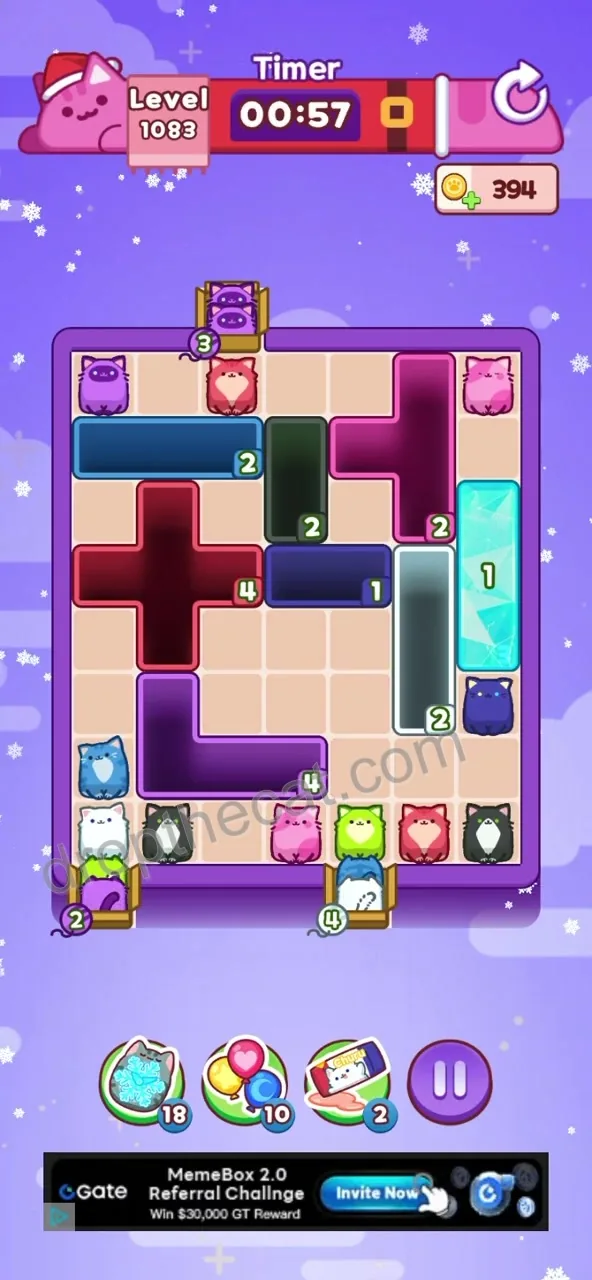 Drop The Cat Level 1083 step 2