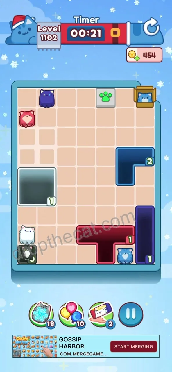 Drop The Cat Level 1102 step 3