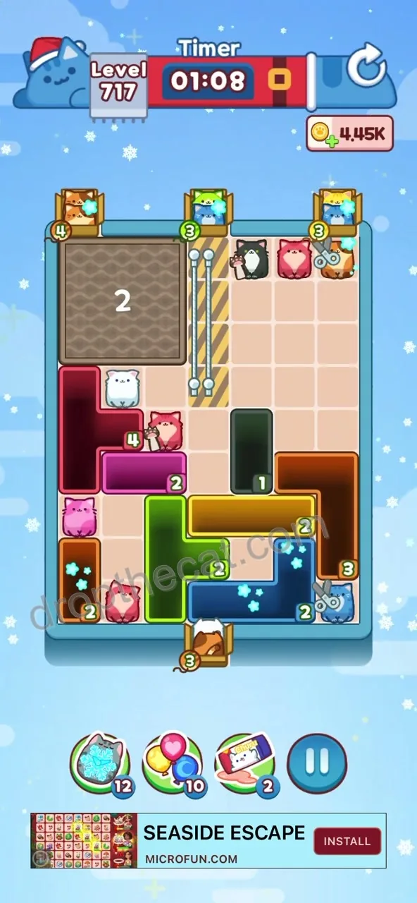 Drop The Cat Level 717 step 2