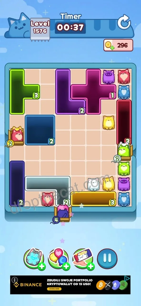 Drop The Cat Level 1576 step 2