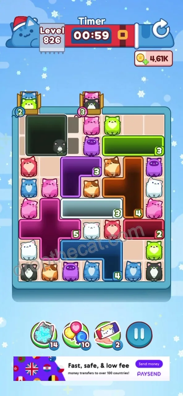 Drop The Cat Level 826