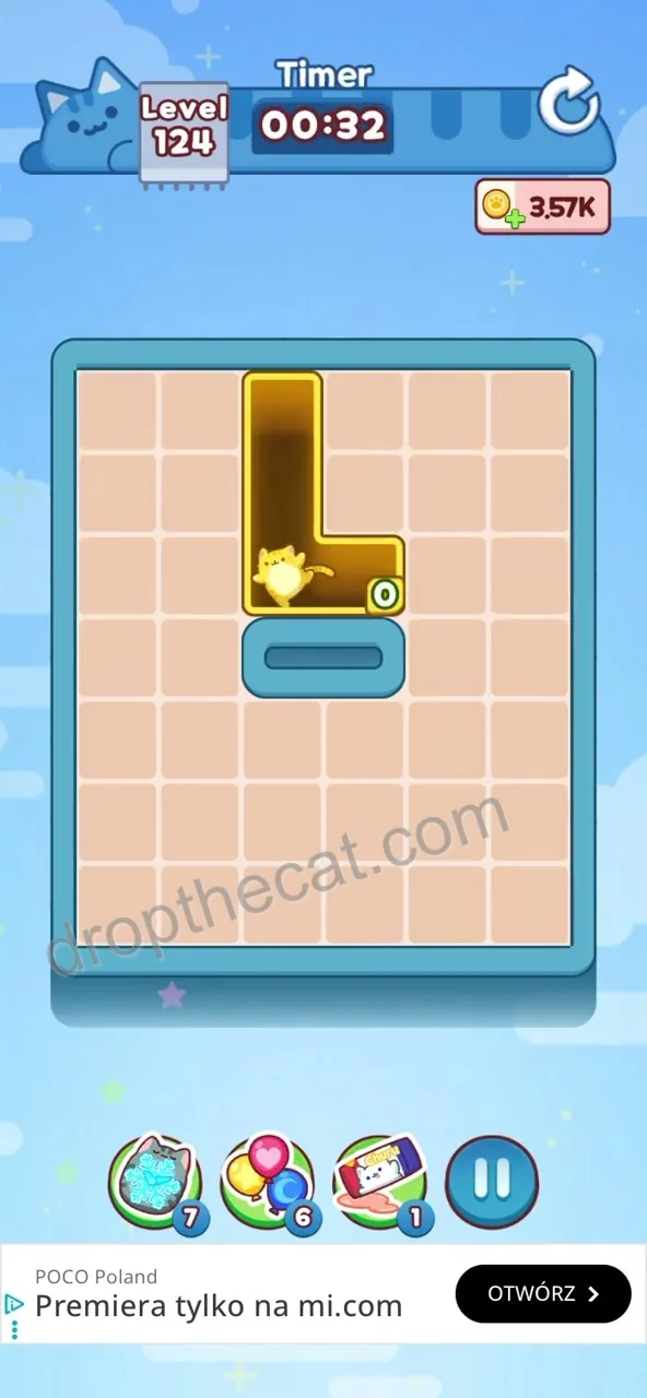 Drop The Cat Level 124 step 4