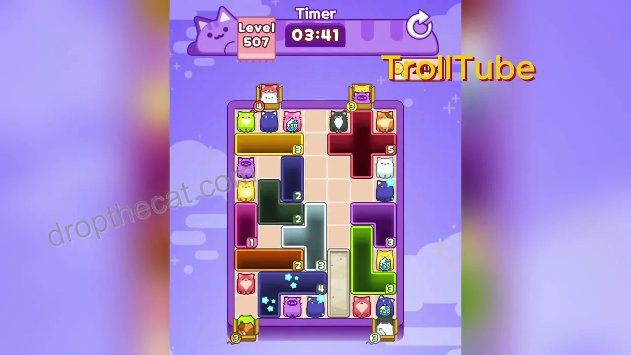 Drop The Cat Level 507 step 1