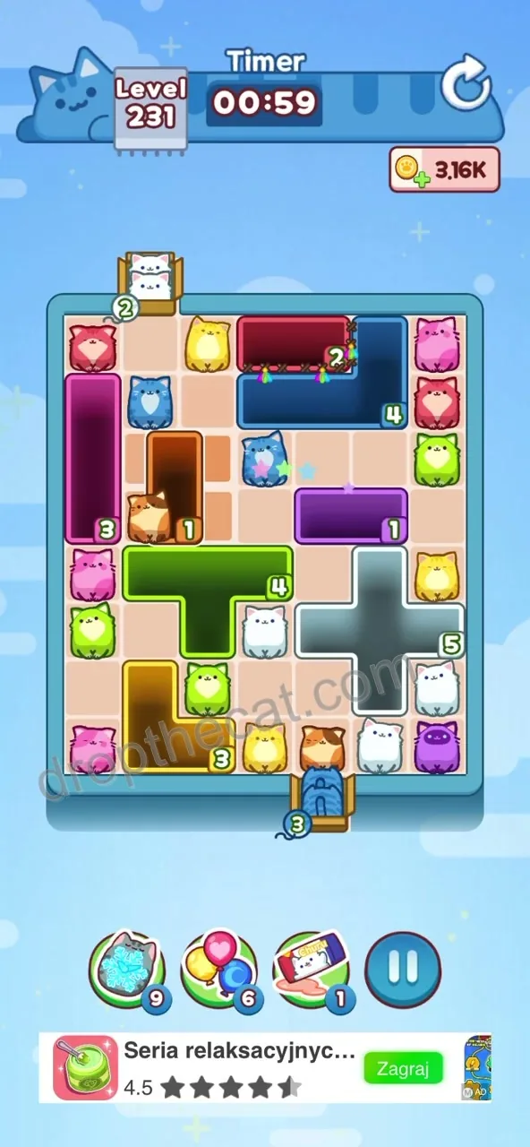 Drop The Cat Level 231