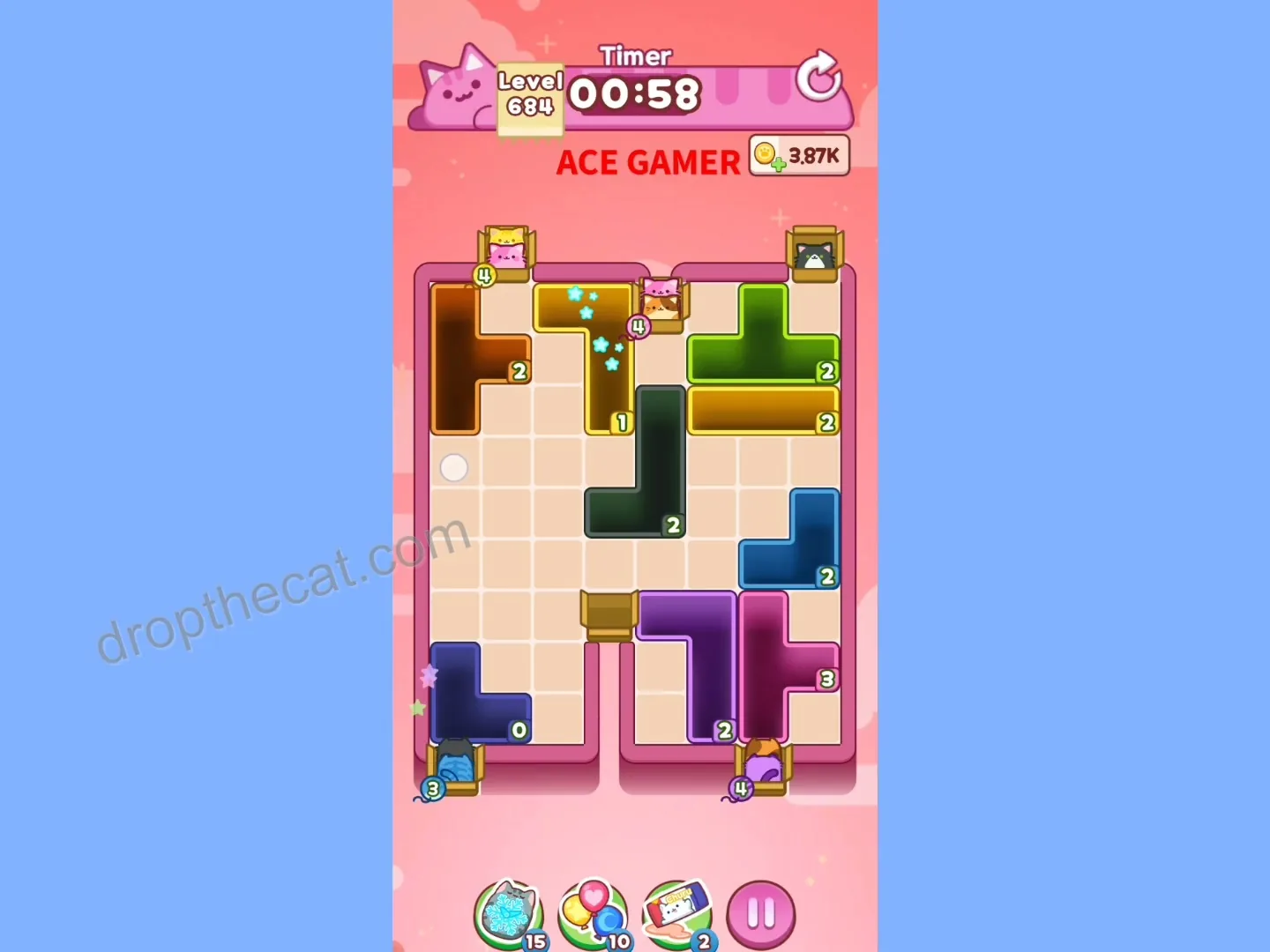 Drop The Cat Level 684 step 3