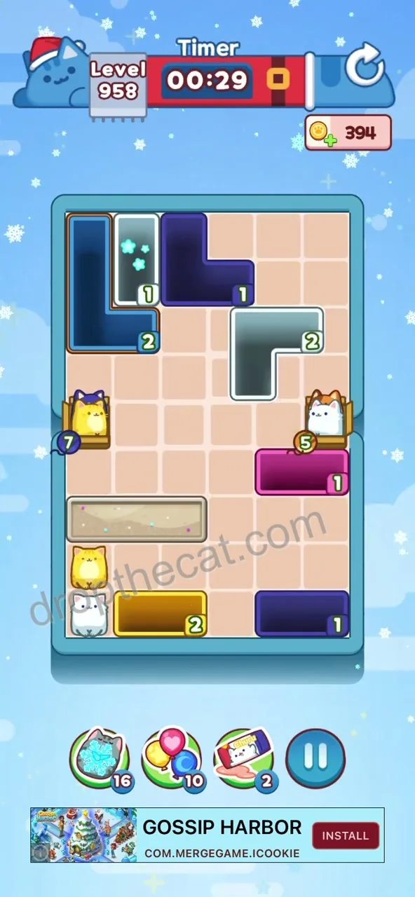 Drop The Cat Level 958 step 3