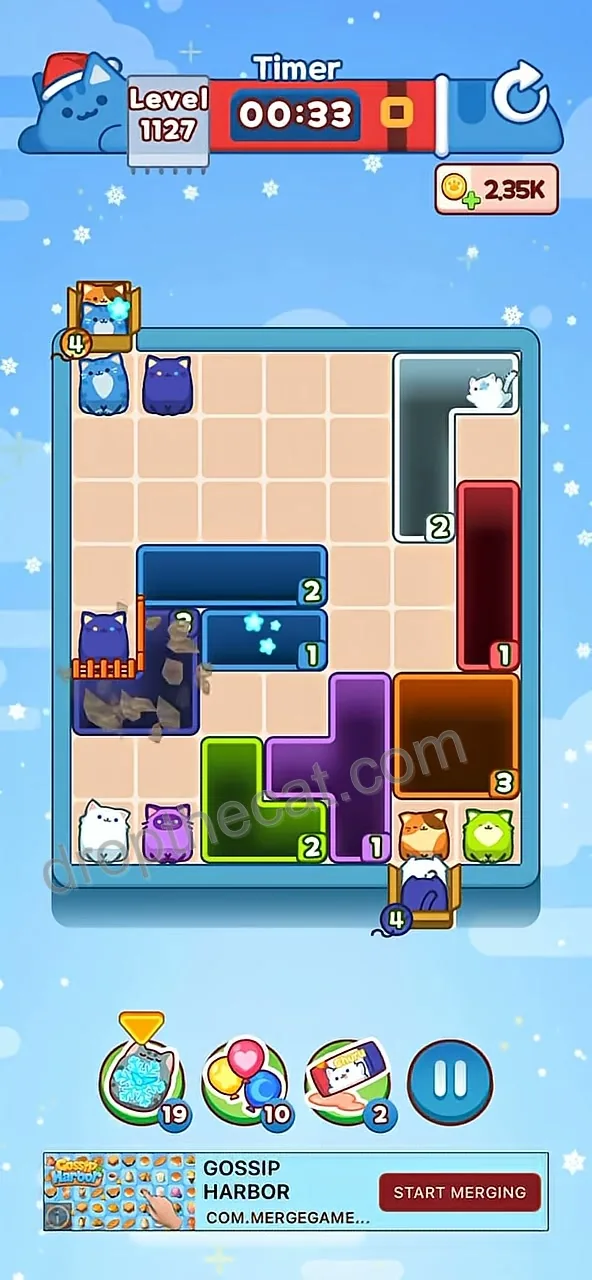 Drop The Cat Level 1127 step 3