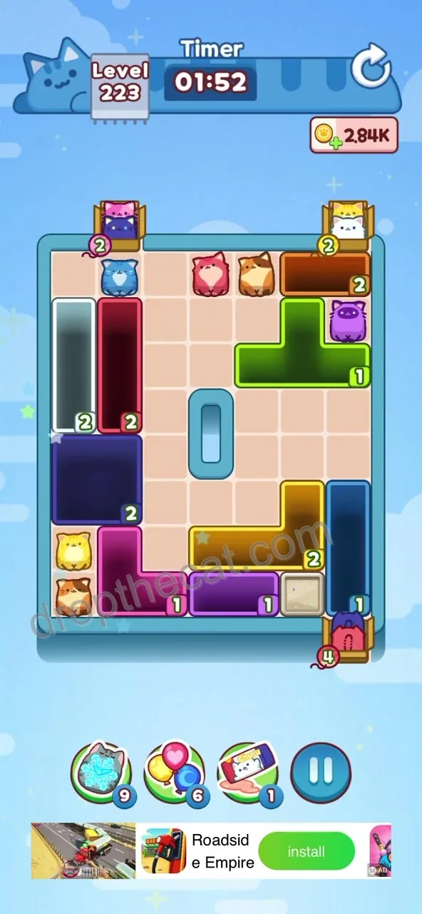 Drop The Cat Level 223 step 3