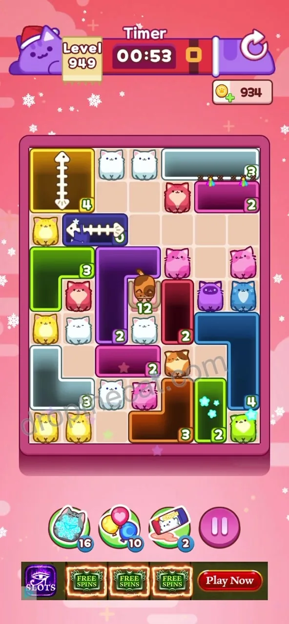 Drop The Cat Level 949 step 1