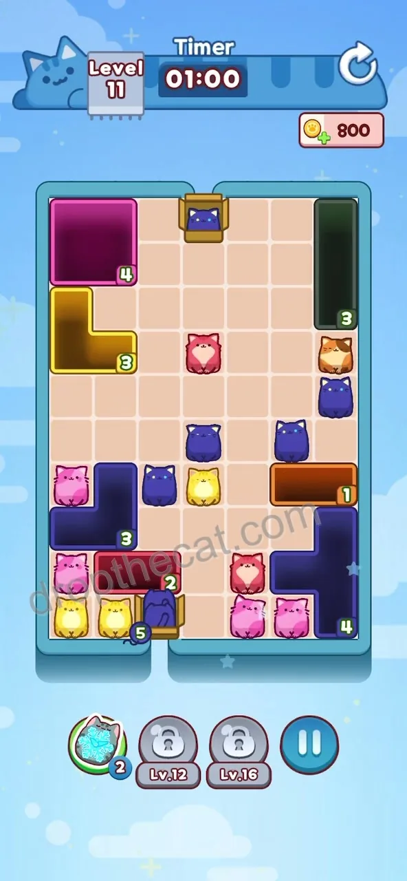 Drop The Cat Level 11 step 2