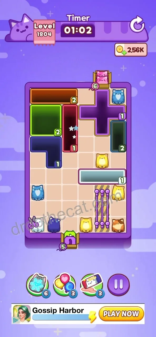 Drop The Cat Level 1804 step 2