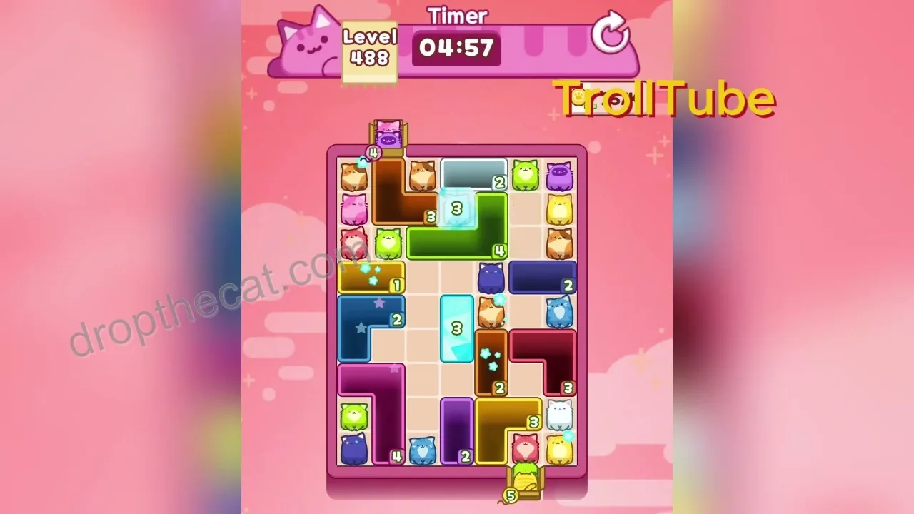 Drop The Cat Level 488 step 1