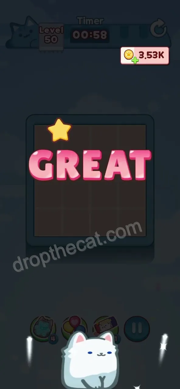 Drop The Cat Level 50 step 3