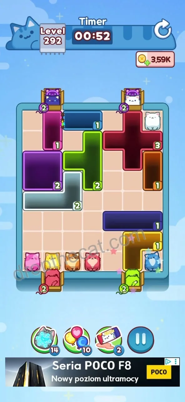 Drop The Cat Level 292 step 2