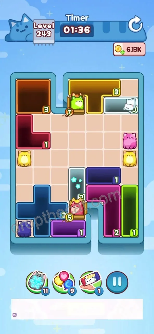 Drop The Cat Level 243 step 2