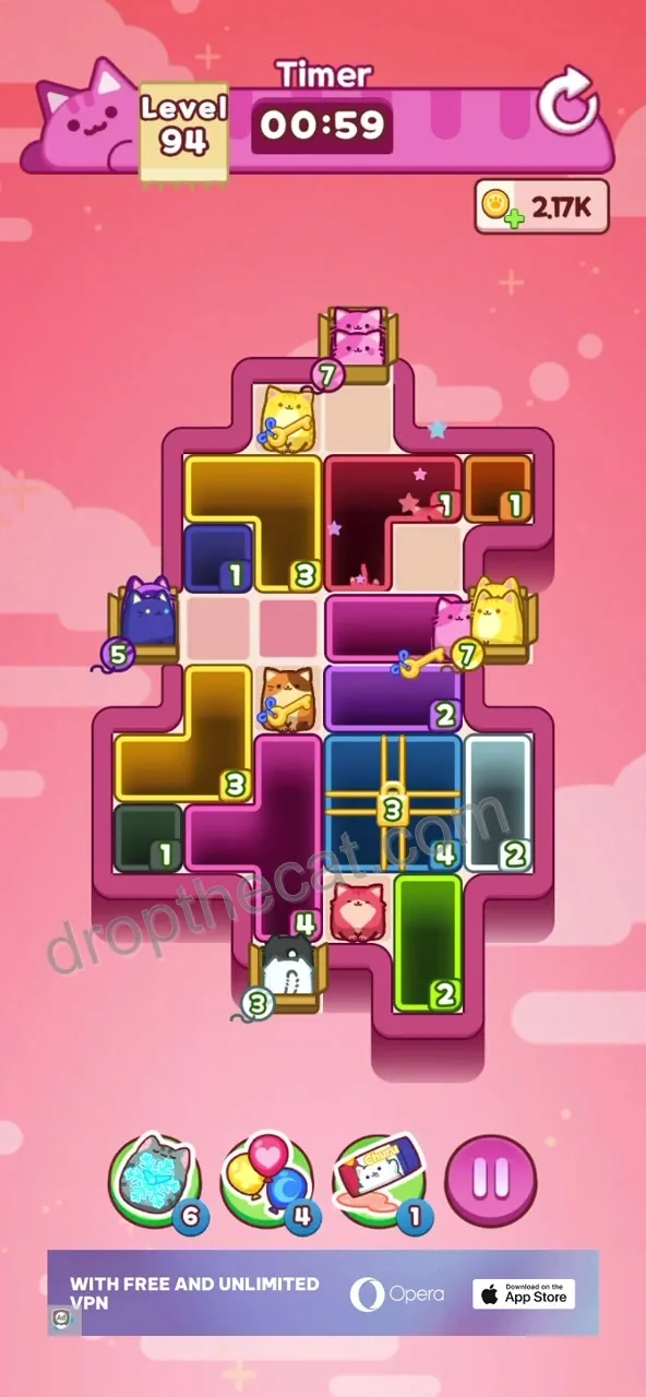 Drop The Cat Level 94