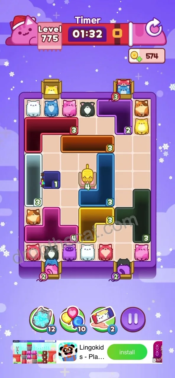Drop The Cat Level 775 step 1