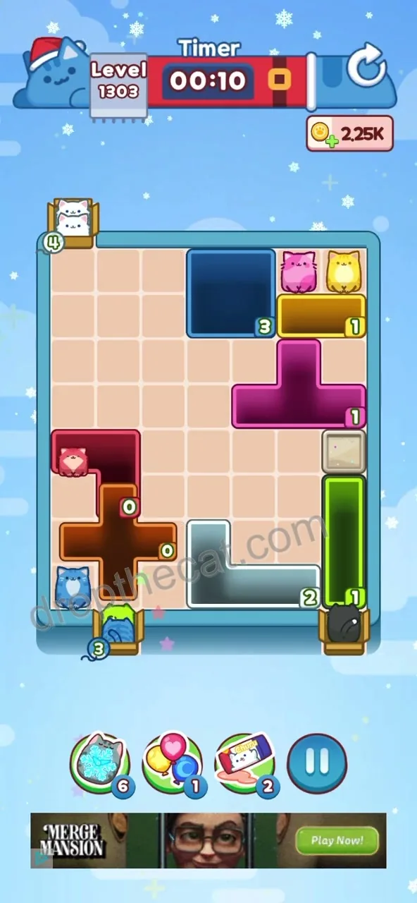 Drop The Cat Level 1303 step 3