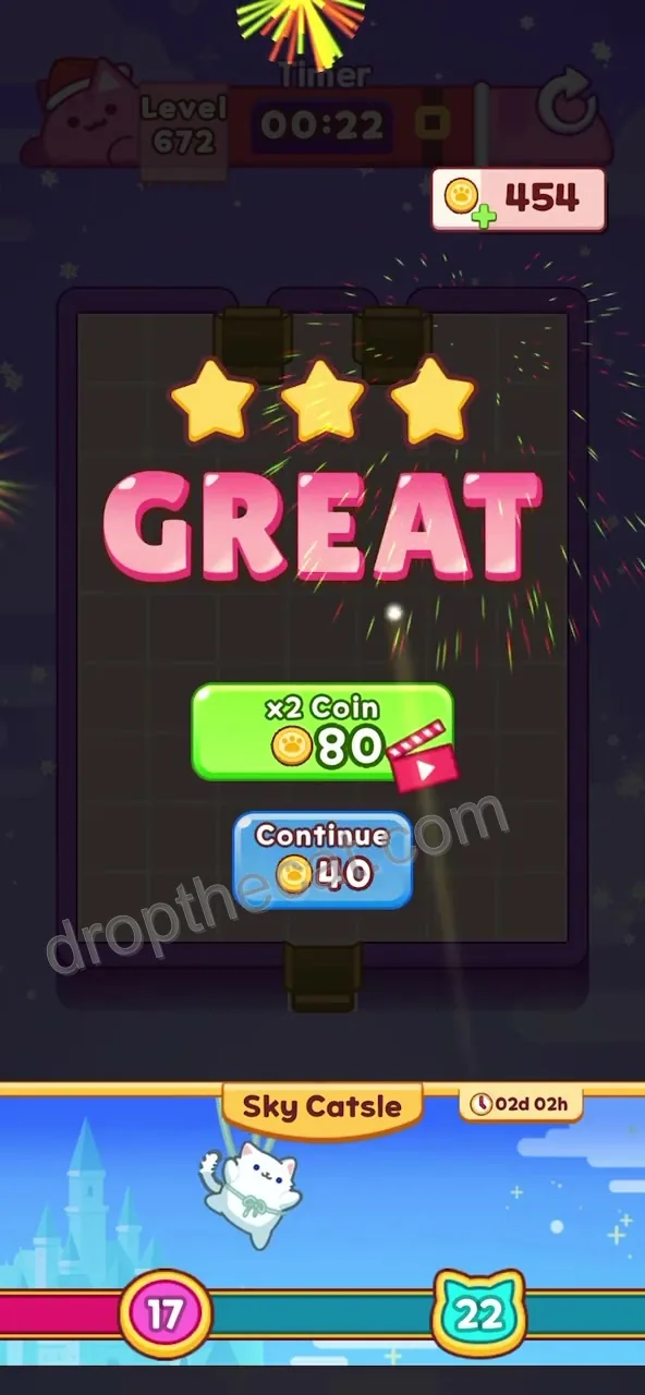 Drop The Cat Level 672 step 3